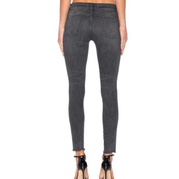 DL1961 x JA Instasculpt Skinny Jeans Size 28 - Distressed with Raw Hem in Gray - Picture 2 of 14